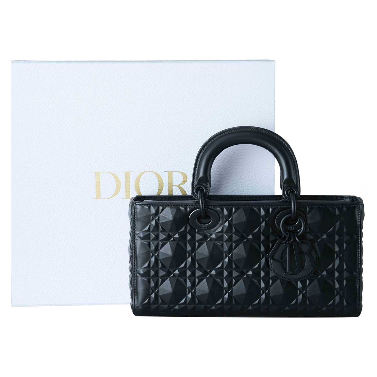 CHRISTIAN DIOR(USED)크리스찬디올 레이디 디조이 미듐 토트 겸 숄더백